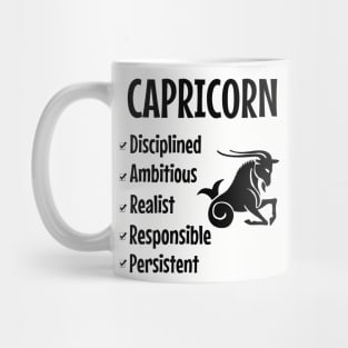 Capricorn zodiac Mug